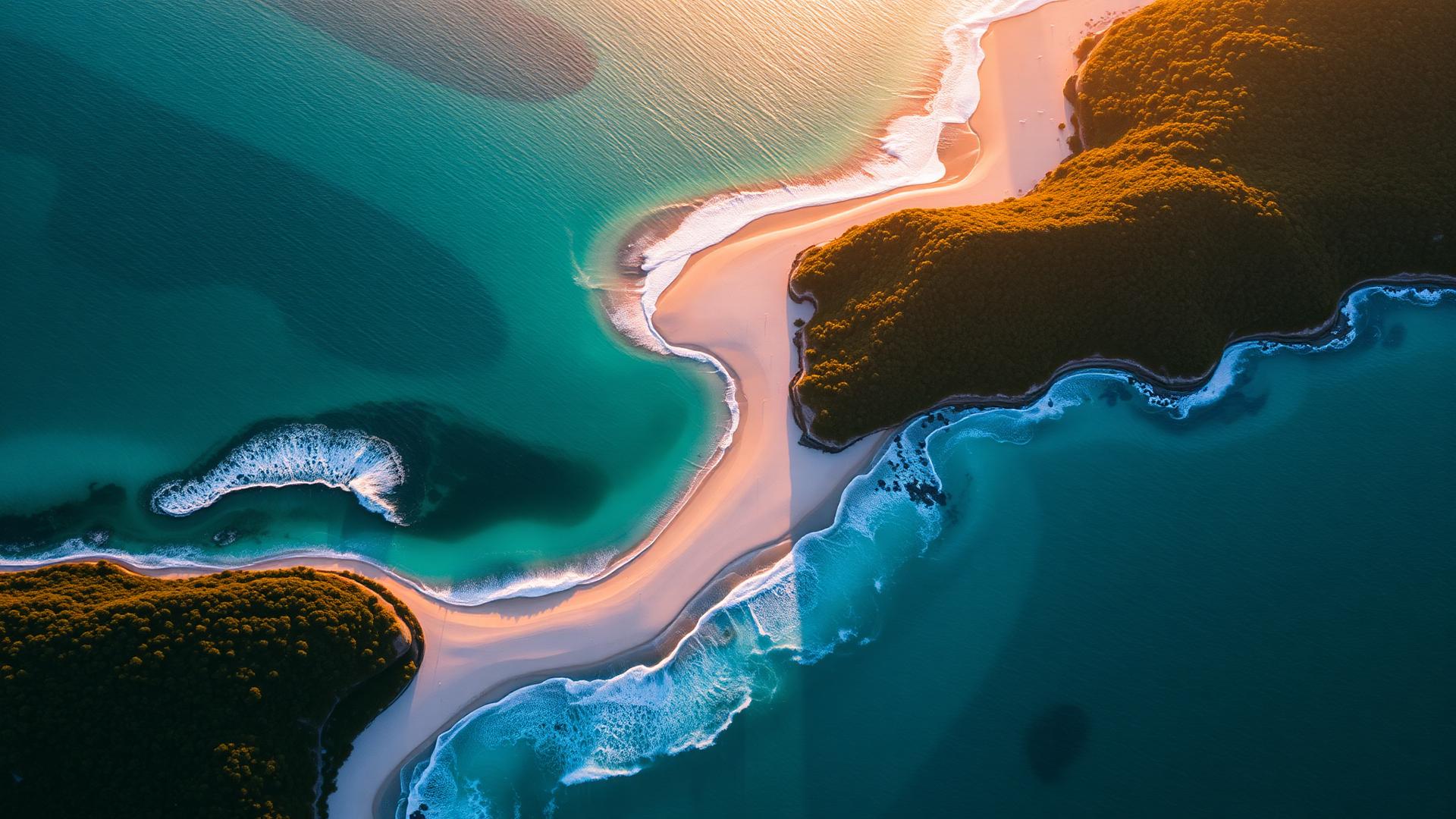 Sunshine Coast aerial view